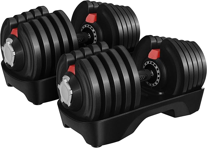 Yaheetech Verstellbare Hantel: 12/16‑in‑1 Schnellverstellung fürs Home‑Gym