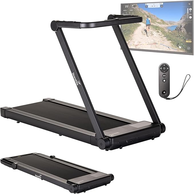 Skandika Nordik Laufband für Zuhause & Büro | Walking Pad mit Steigung