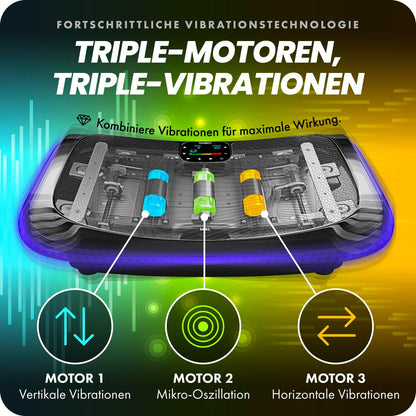 4D Vibration Plate Powerful Quiet Motor Magnet Therapy Ultra Comfort